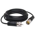 9' CB Antenna Coax Cable with PL-259 Connectors, Black 9' CB Antenna Coax Cable with PL-259 Connectors, Black