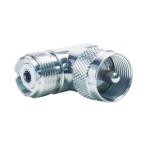 90 Degree L Connector, PL-259 to SO-239 90 Degree L Connector, PL-259 to SO-239