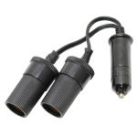 12-Volt 2 Outlet Cigarette Lighter Adapter with Short Cord 12-Volt 2 Outlet Cigarette Lighter Adapter with Short Cord