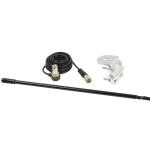 3' Platinum Series Single Mirror Mount CB Antenna Kit, 1000W Black 3' Platinum Series Single Mirror Mount CB Antenna Kit, 1000W Black