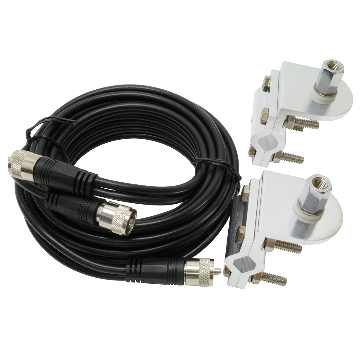 TruckSpec BuildaKit Dual CB Antenna Mount & 18' RG59A/U Cable System