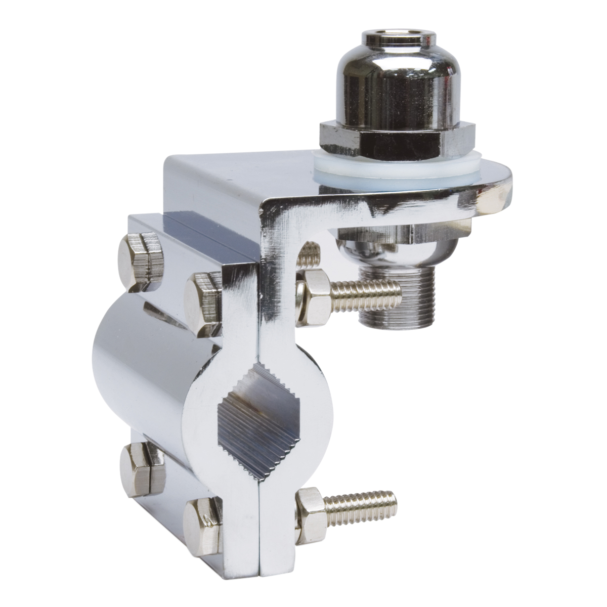 K40 Antennas & Accessories 60mm 3-Way Double Groove Chrome ... wiring a cb radio antenna 