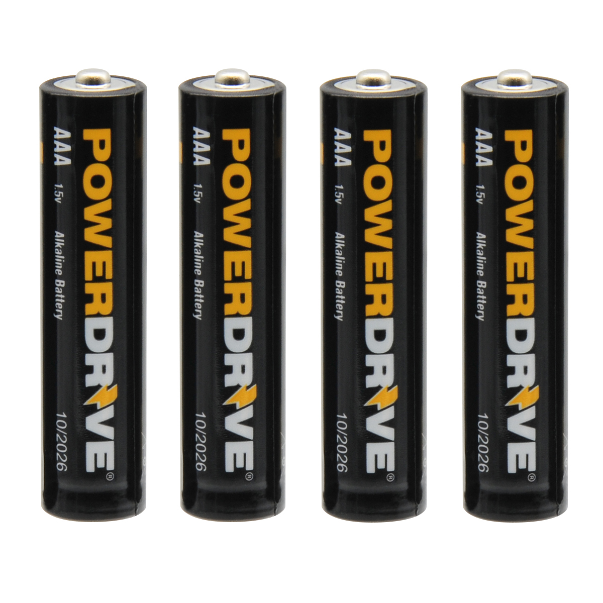 AAA Alkaline Batteries, 4Pack