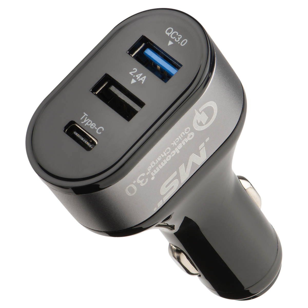 MobileSpec 12V/DC Triple Quick Charge(TM) 3.0 USB & Dual 2.4A USB Charger