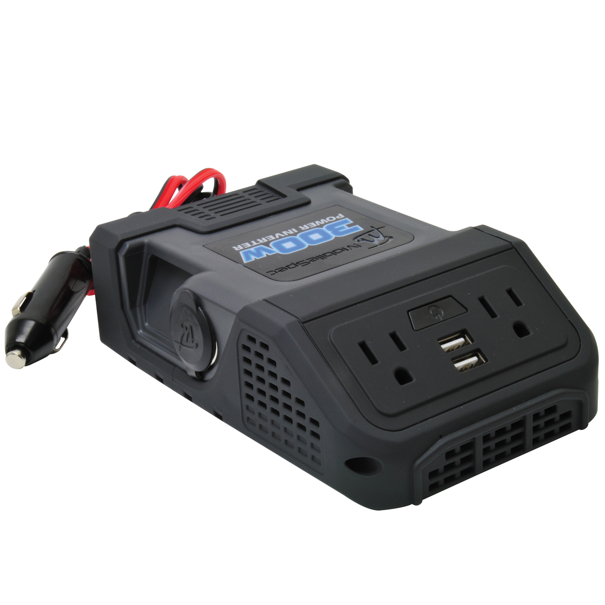 MobileSpec 300 Watt Multi-Purpose Power Inverter with USB Ports