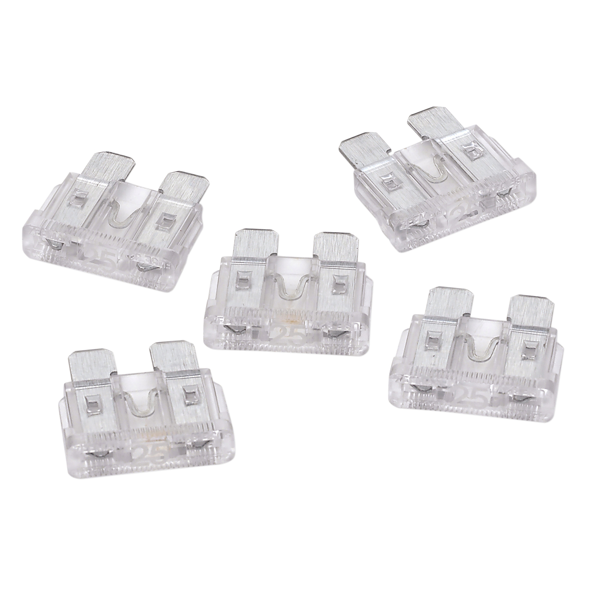 RoadPro 25 Amp ATO Fuses, 5Pack