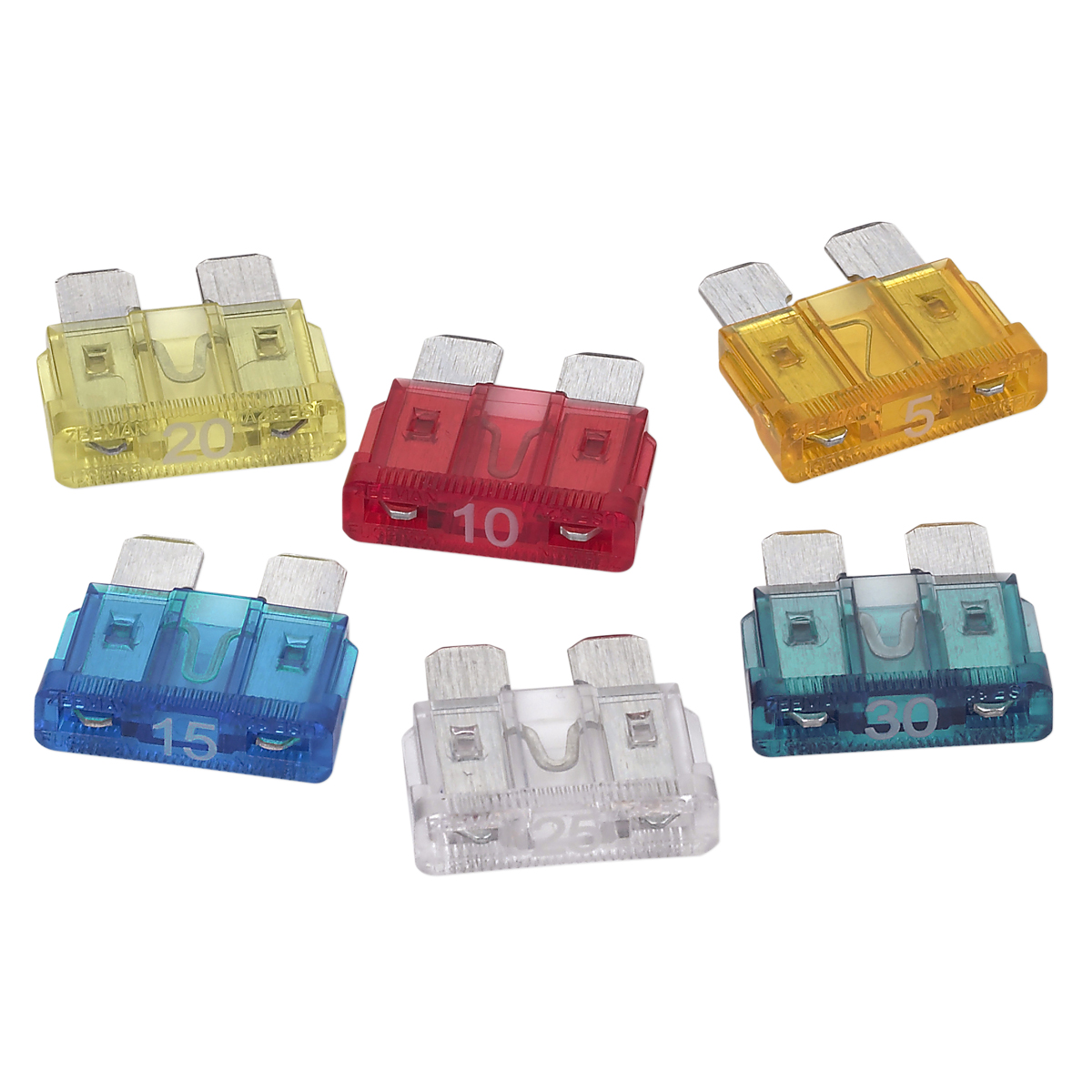 RoadPro ATO Fuse Assortment, 6Pack