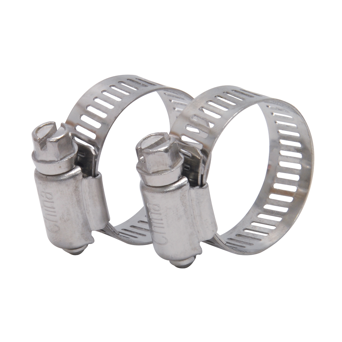 RoadPro 1/2" to 11/4" Adjustable Metal Hose Clamps, 2Pack