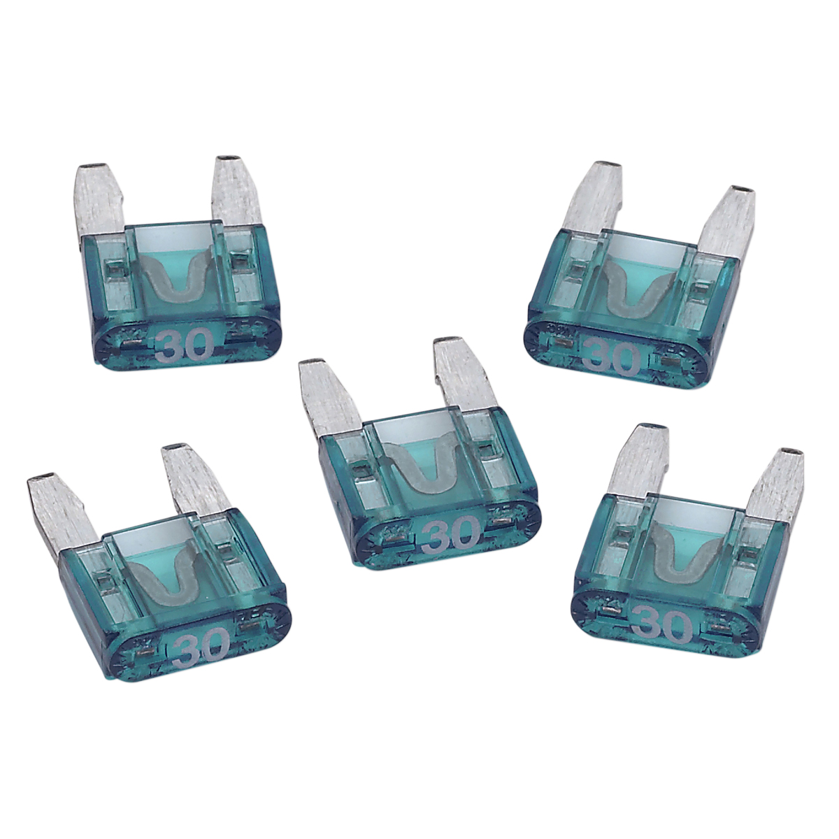 RoadPro 30 Amp MINI Fuses, 5Pack